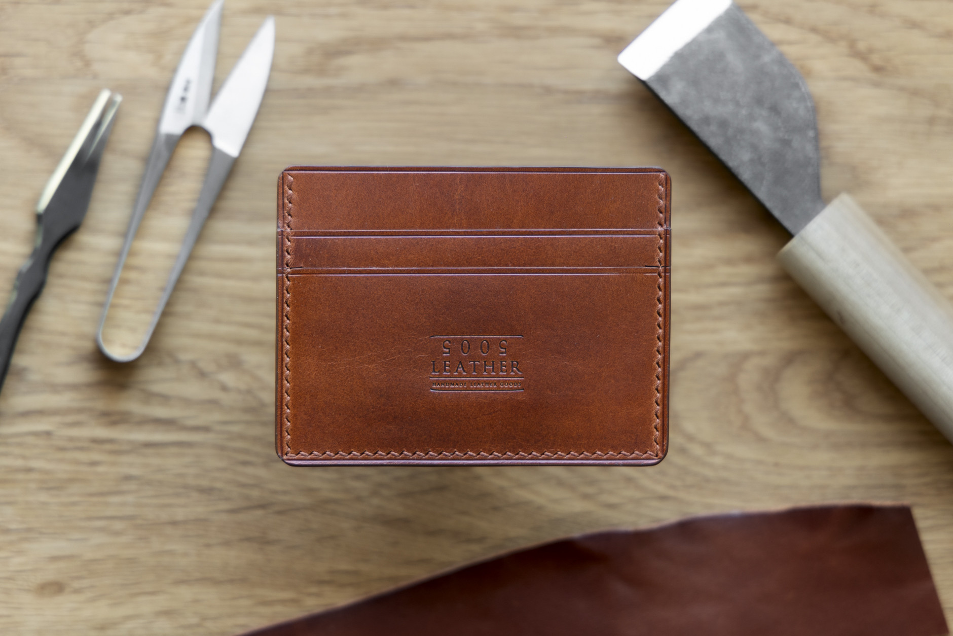 Card Holder - Cognac