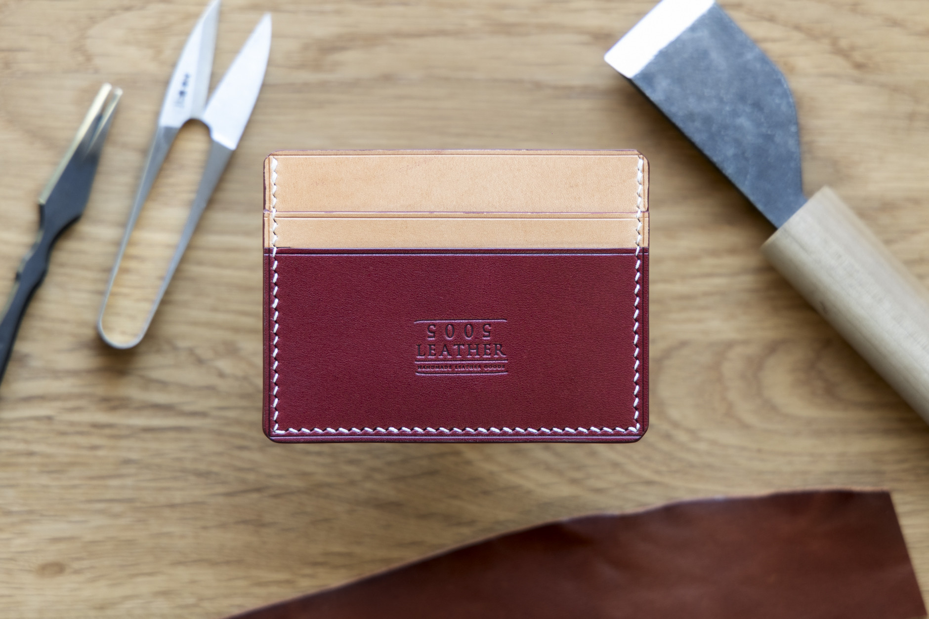 Card Holder - Burgundy and...