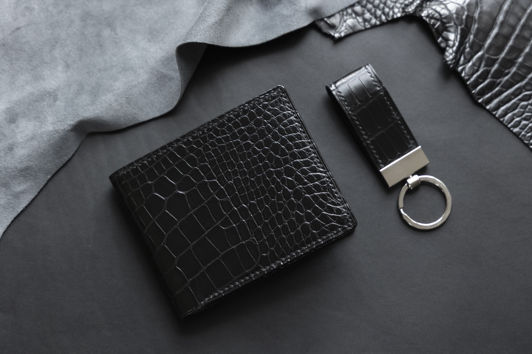 Alligator Wallet and keychain